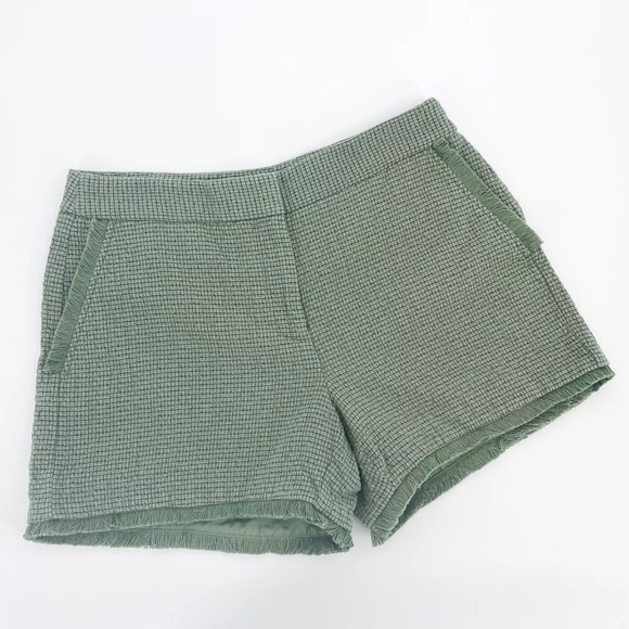 Green Tweed Shorts - Picture 3 of 12